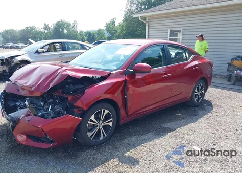 2022 Nissan Sentra Sv Xtronic Cvt z USA, uszkodzony, nr VIN 3N1AB8CV2NY321400